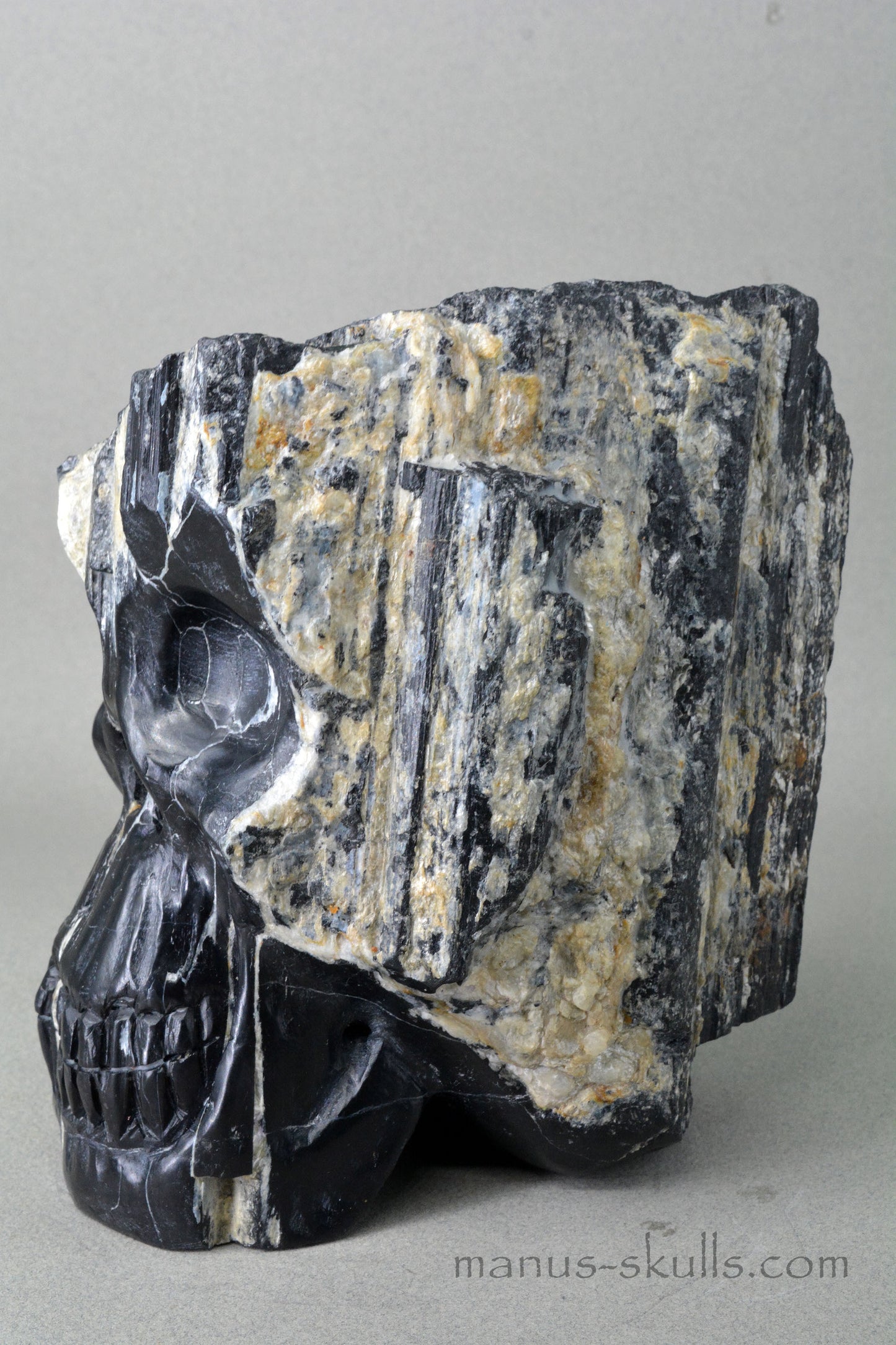 Large Tourmaline Skull (over 11 LB !)