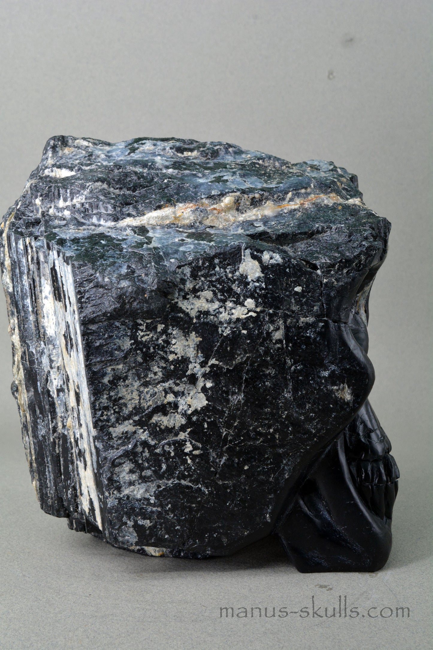 Large Tourmaline Skull (over 11 LB !)