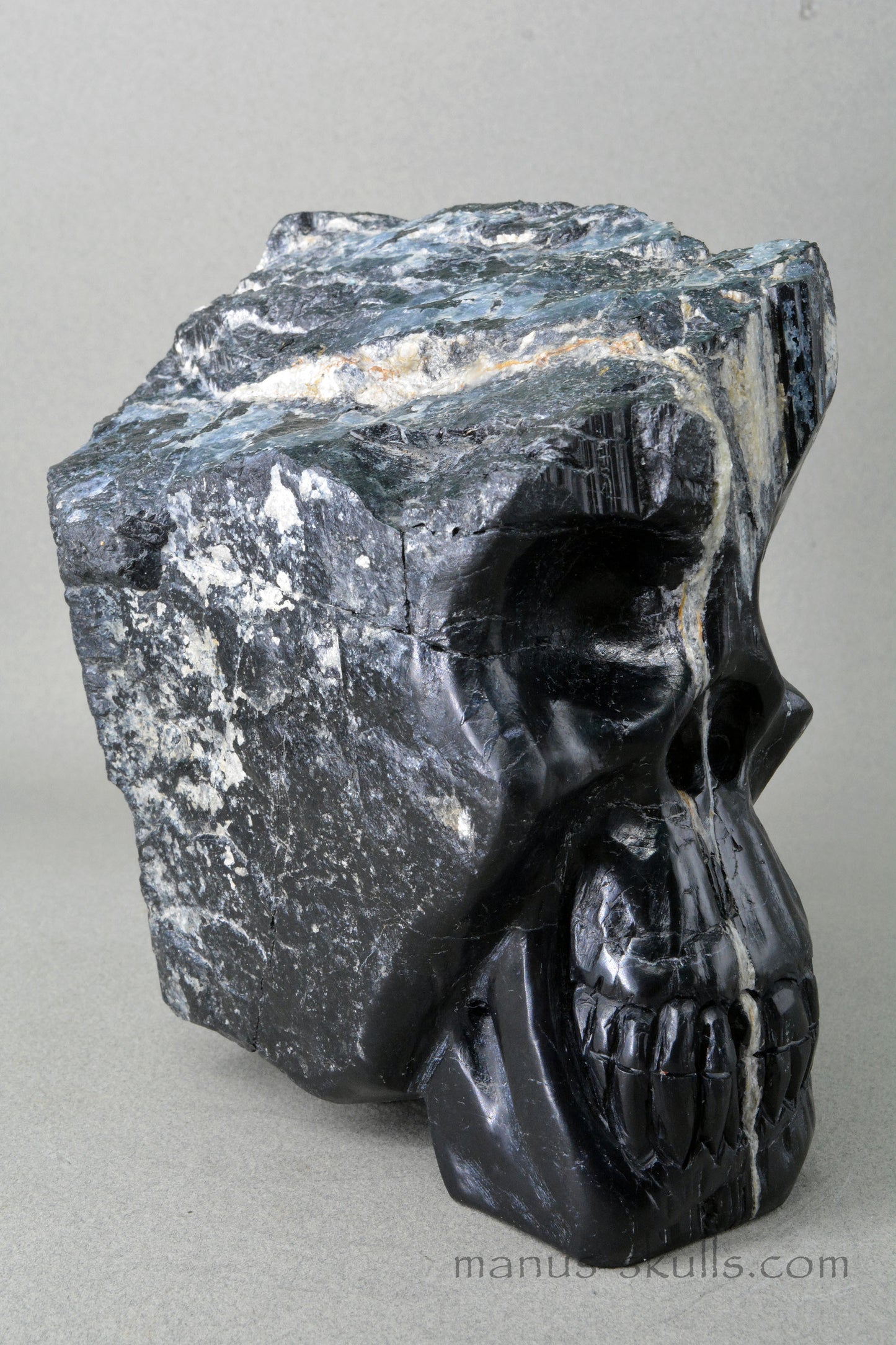 Large Tourmaline Skull (over 11 LB !)