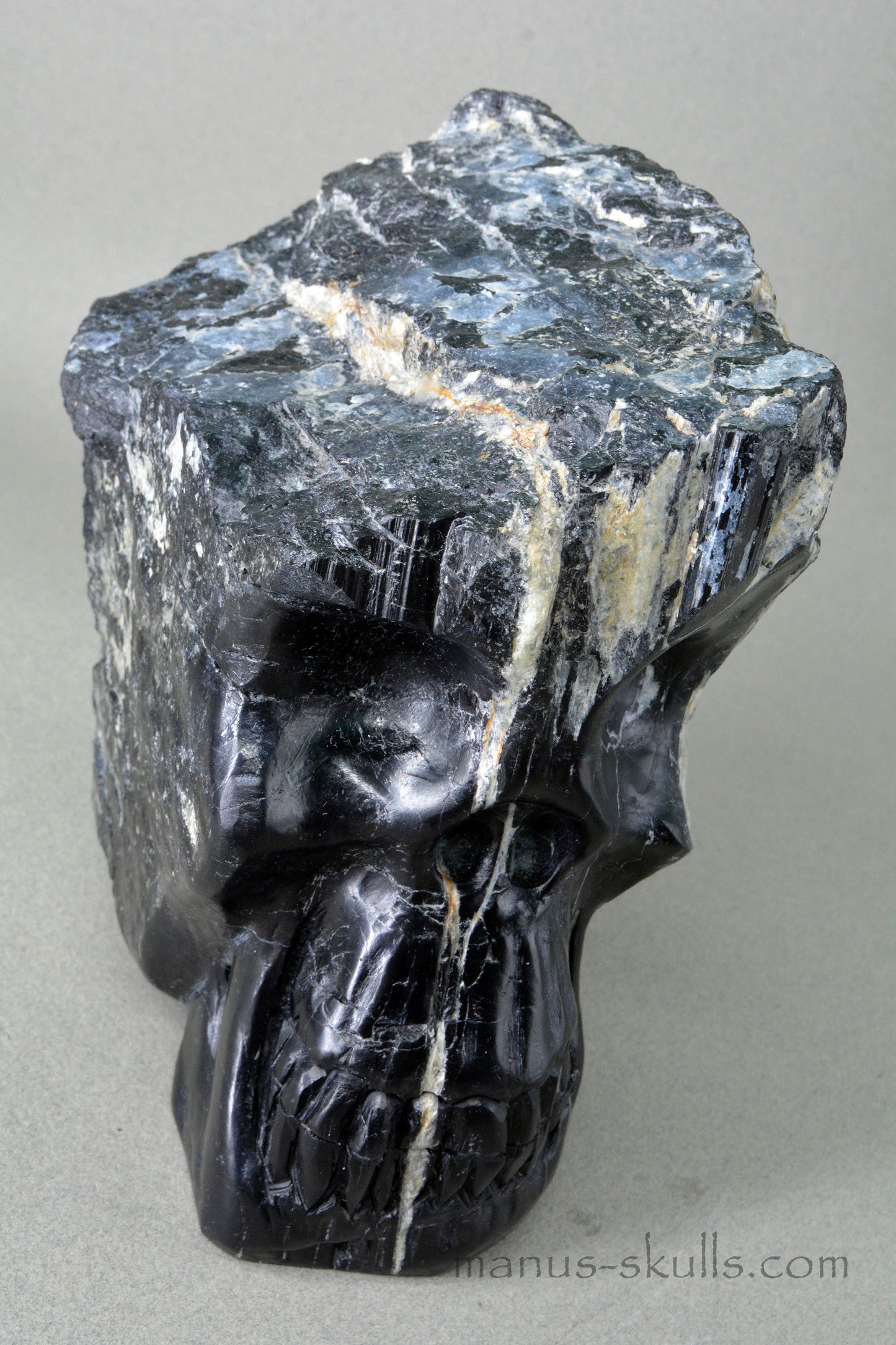 Large Tourmaline Skull (over 11 LB !)
