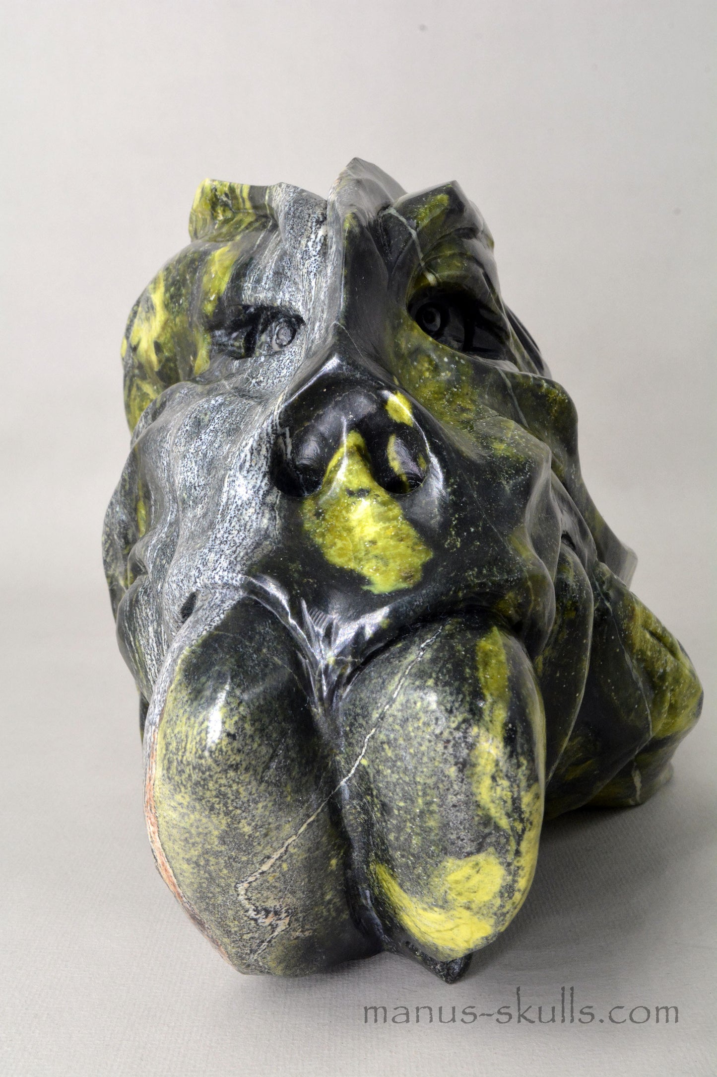 Large Yellow Turquois Serpentine DRAGON