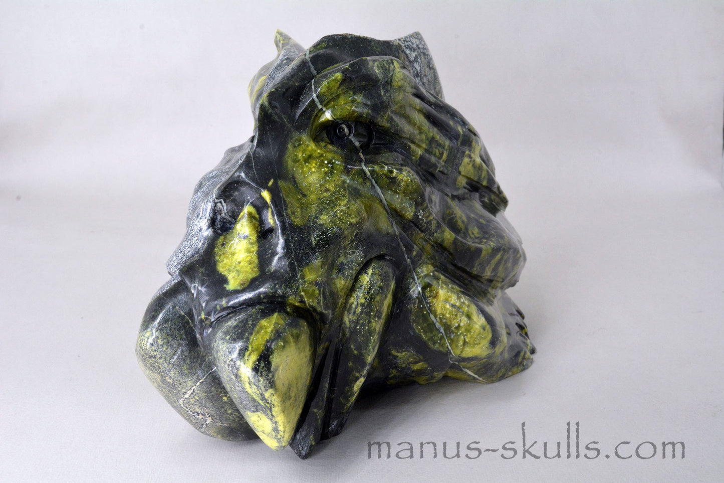 Large Yellow Turquois Serpentine DRAGON
