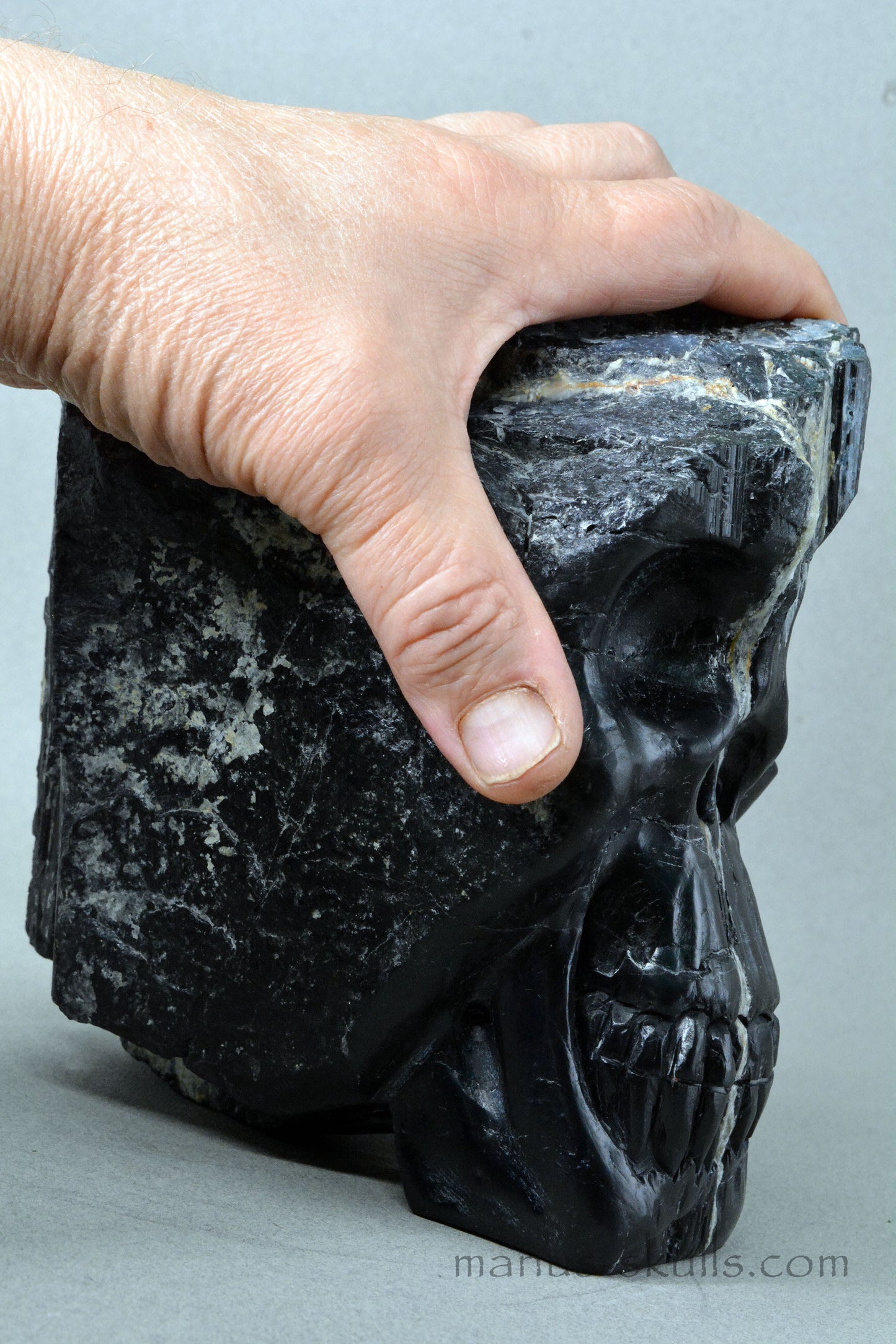 Large Tourmaline Skull (over 11 LB !)
