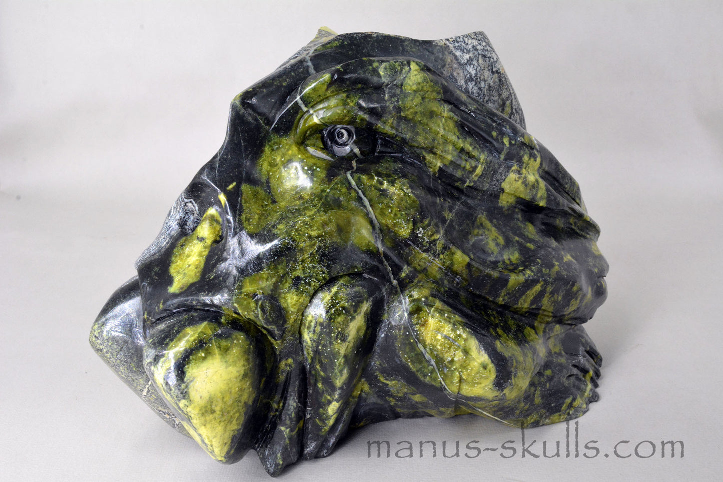 Large Yellow Turquois Serpentine DRAGON