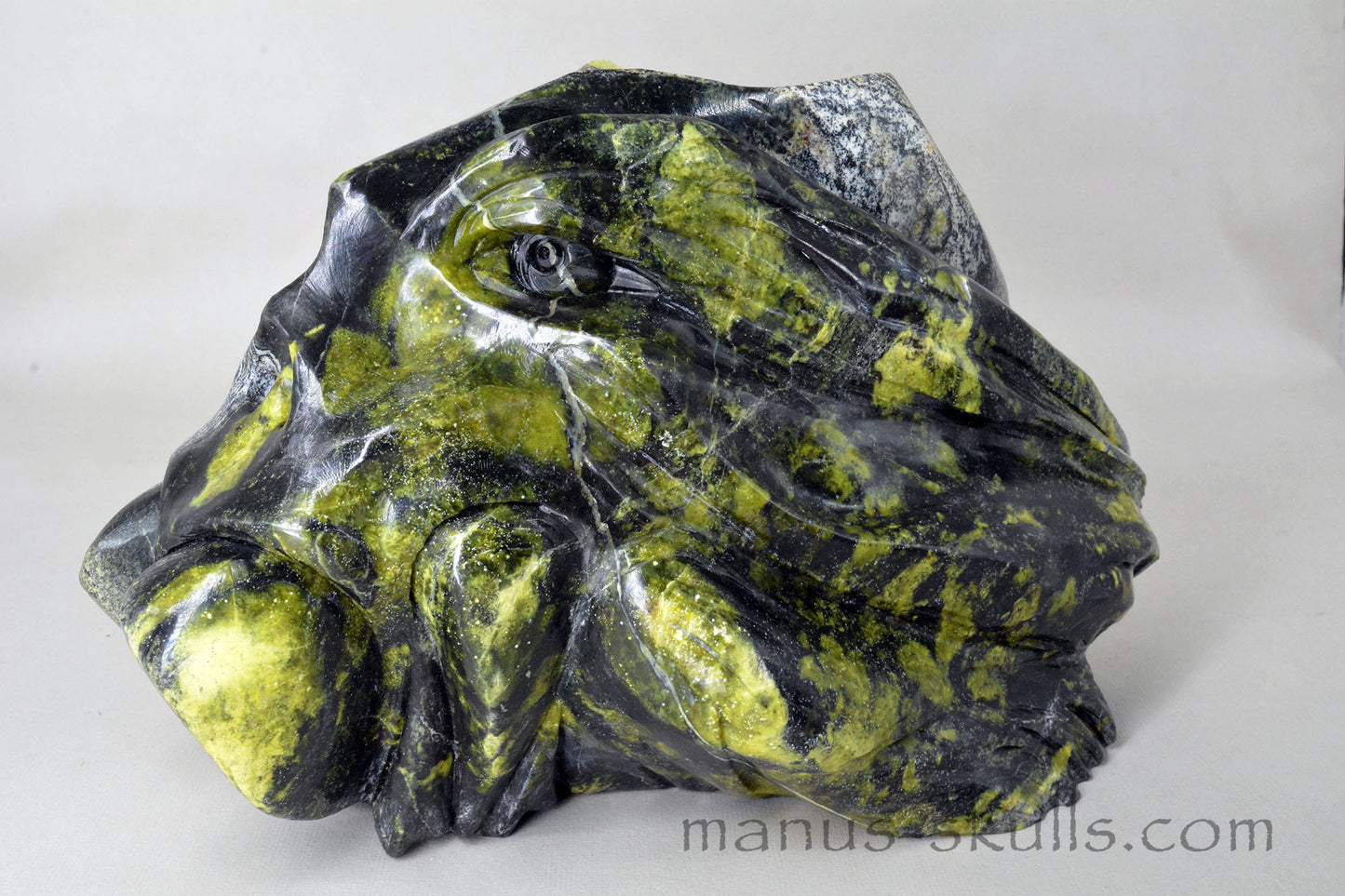 Large Yellow Turquois Serpentine DRAGON
