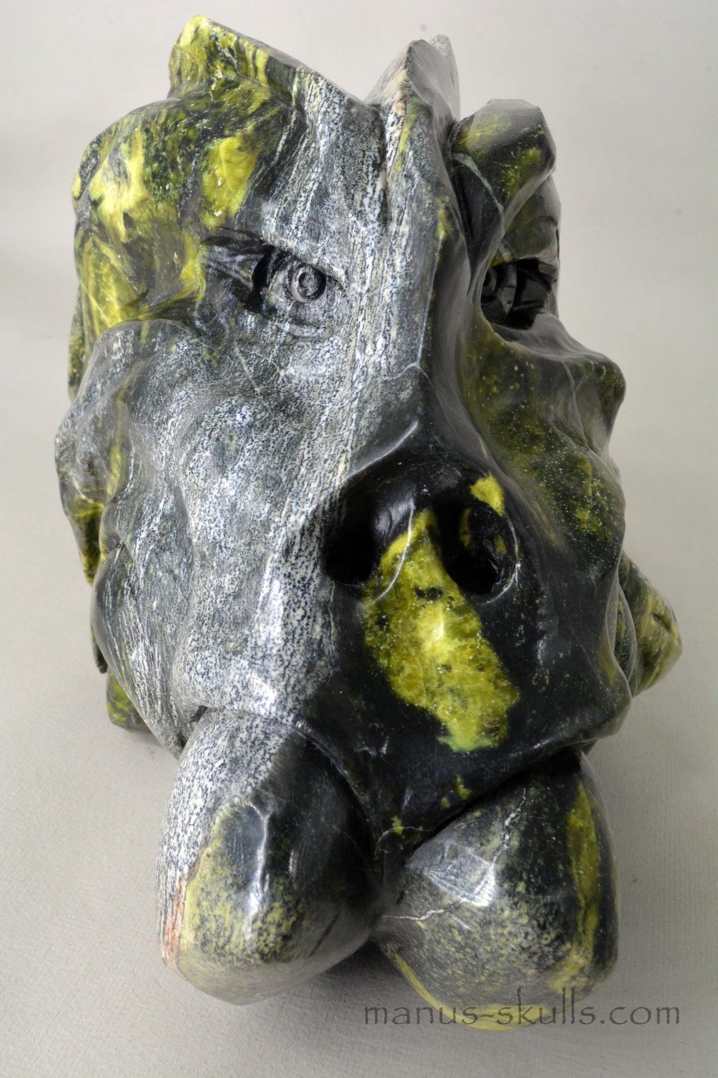 Large Yellow Turquois Serpentine DRAGON