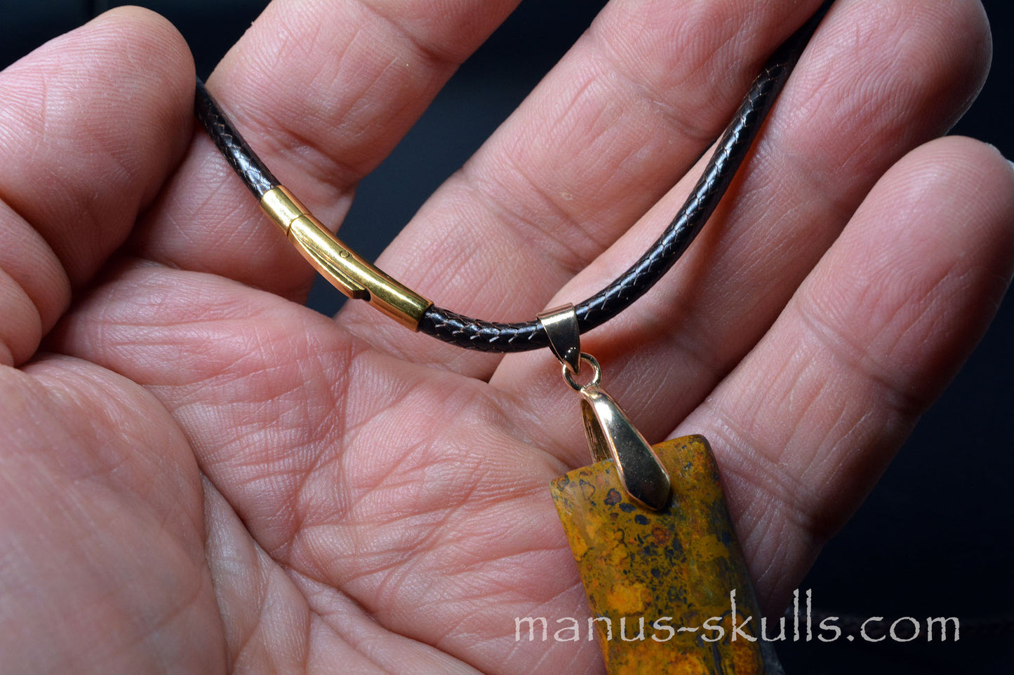 NEW Yellow Jasper Pendant