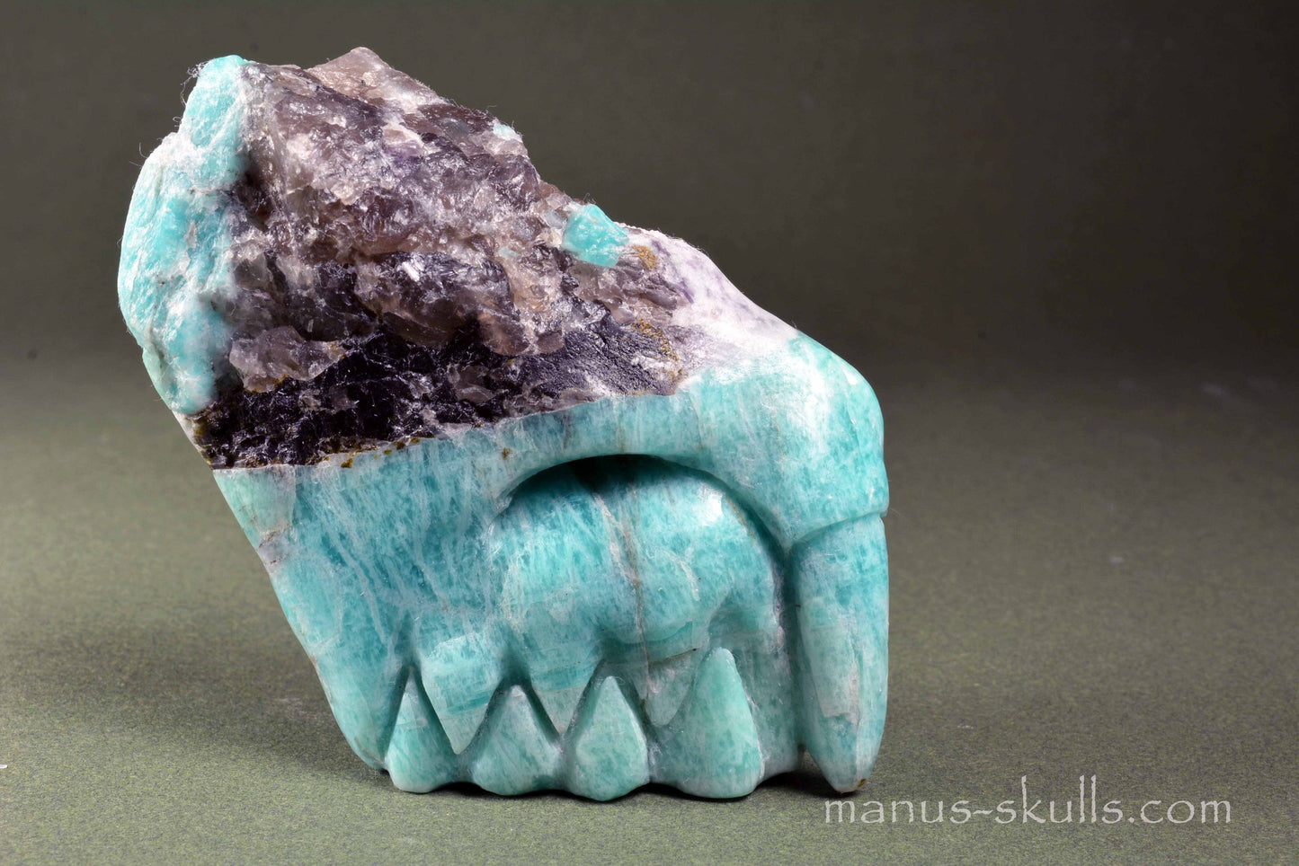 Amazonite Schorl Dragon