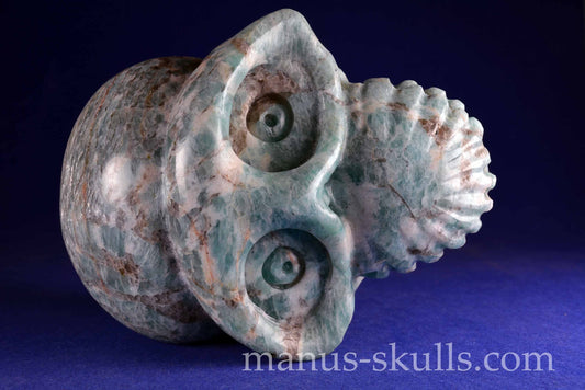 Amazonite Skull