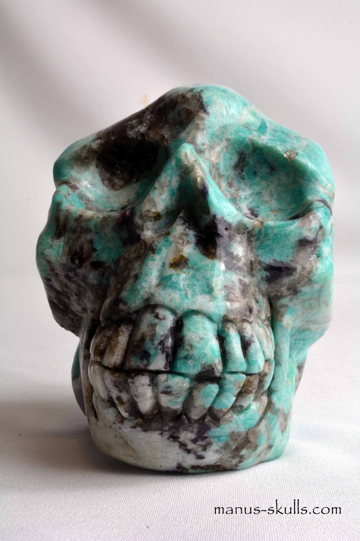 Amazonite Skull