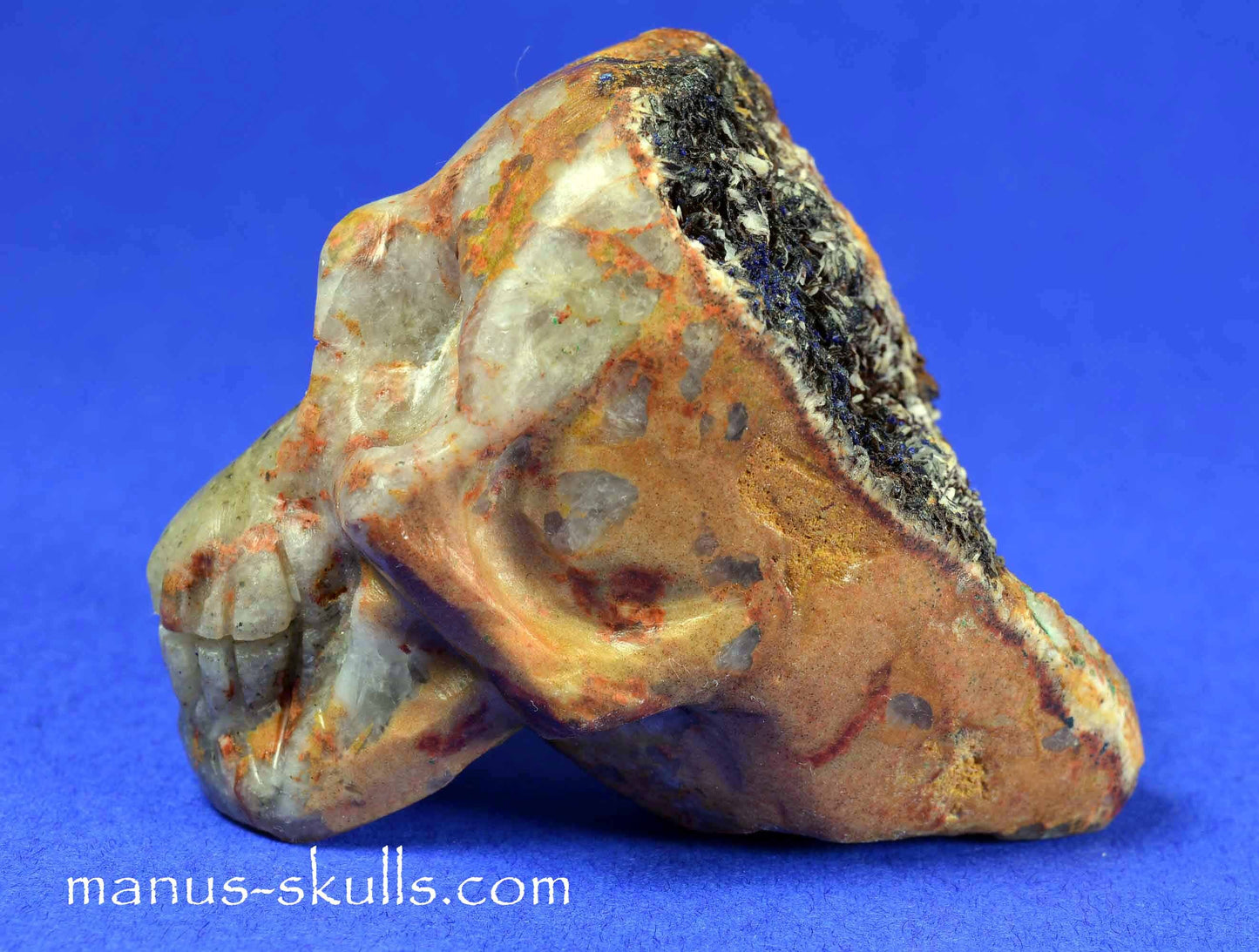 Azurite Skull
