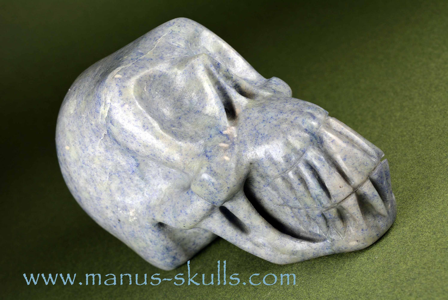 Blue Aventurine Skull