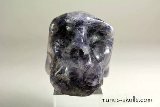 Blue John Fluorite Skull