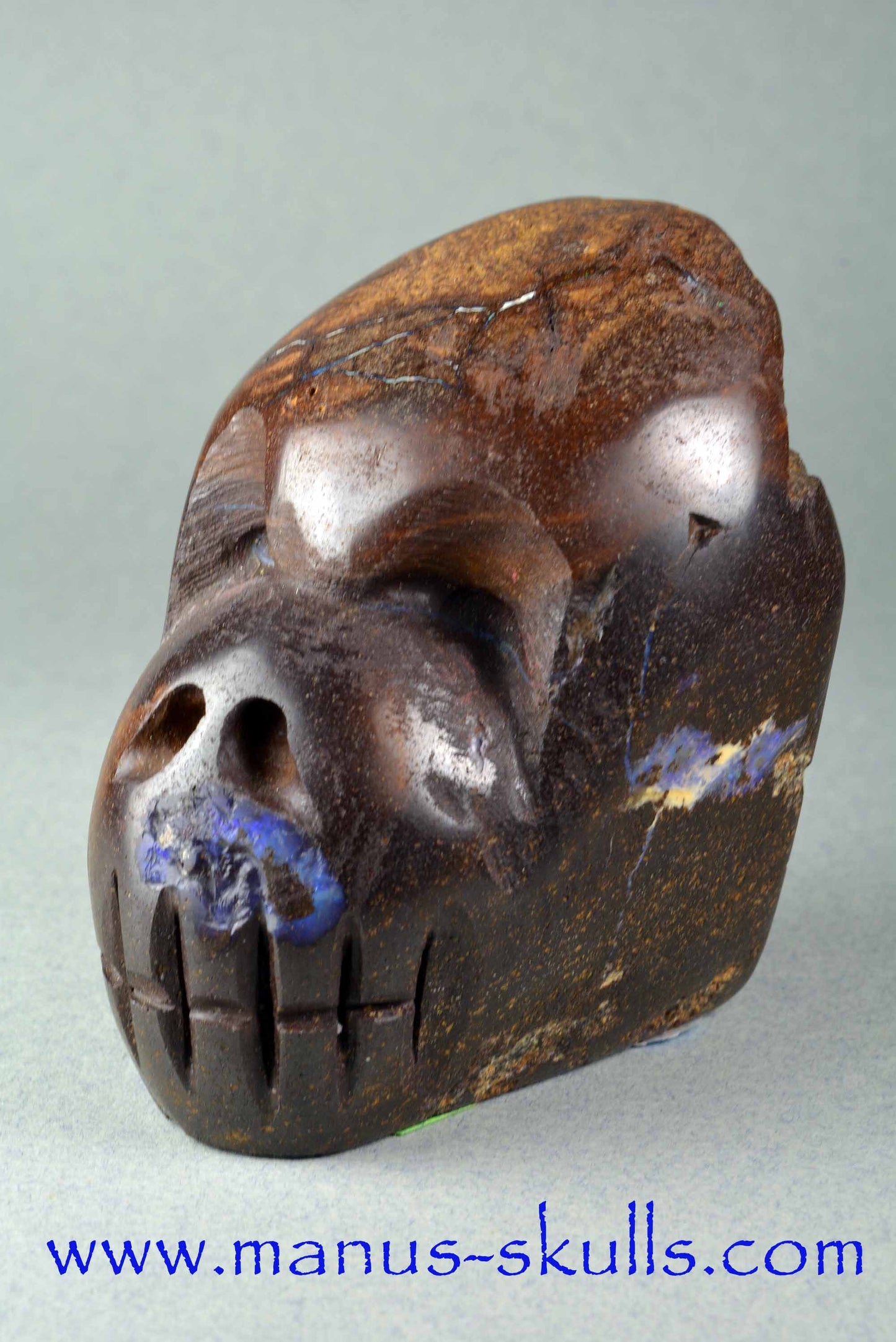 Boulder Opal Skull