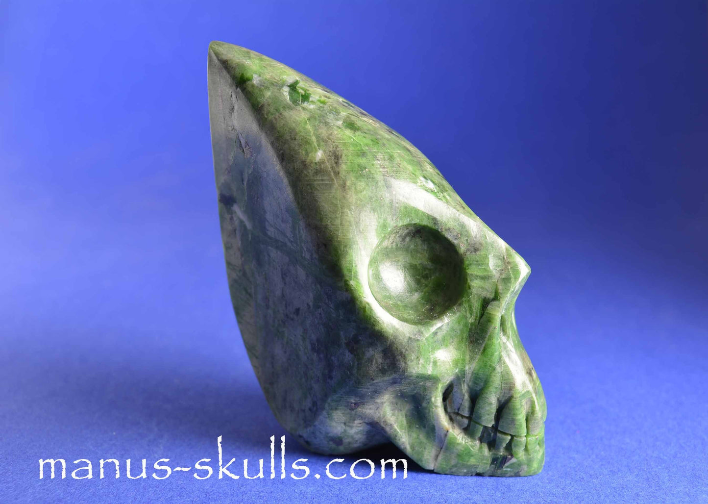 Chrome Diopsite Conehead Skull