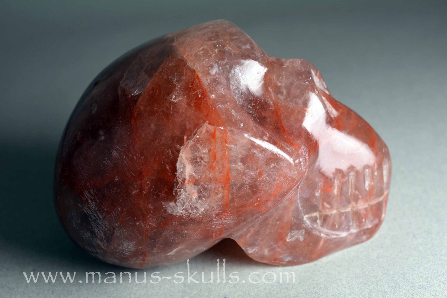 Hematoid Quartz  Skull