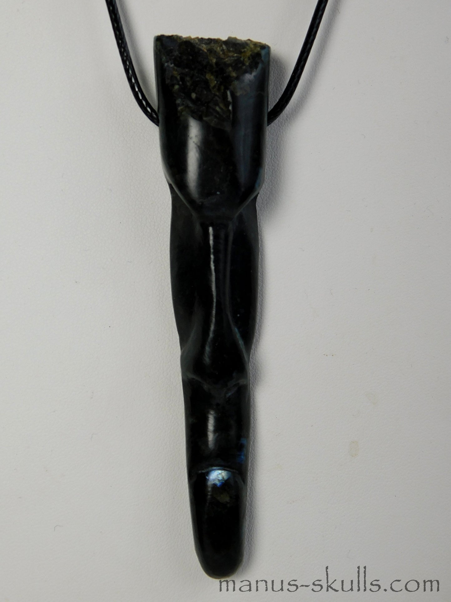 Larvikite Tribal Pendant