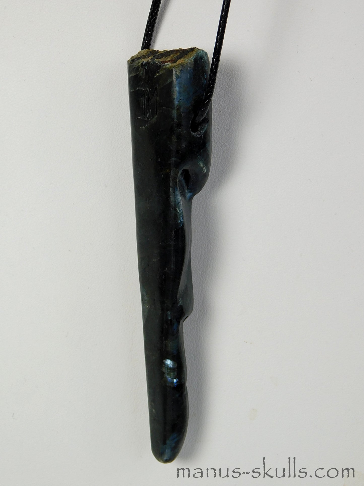 Larvikite Tribal Pendant