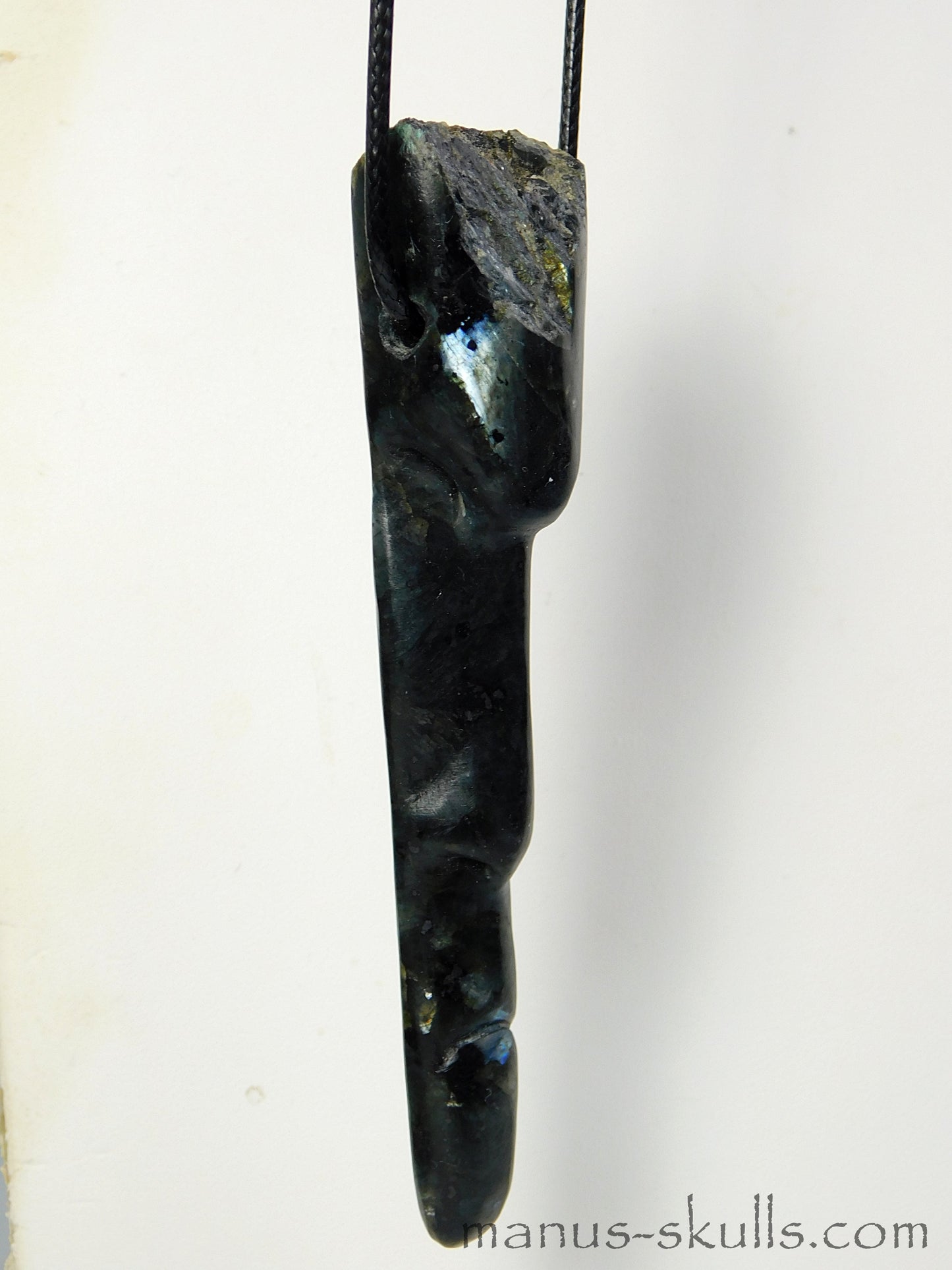 Larvikite Tribal Pendant