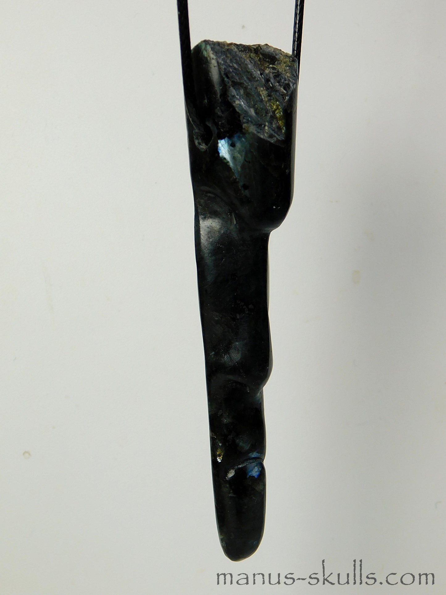 Larvikite Tribal Pendant