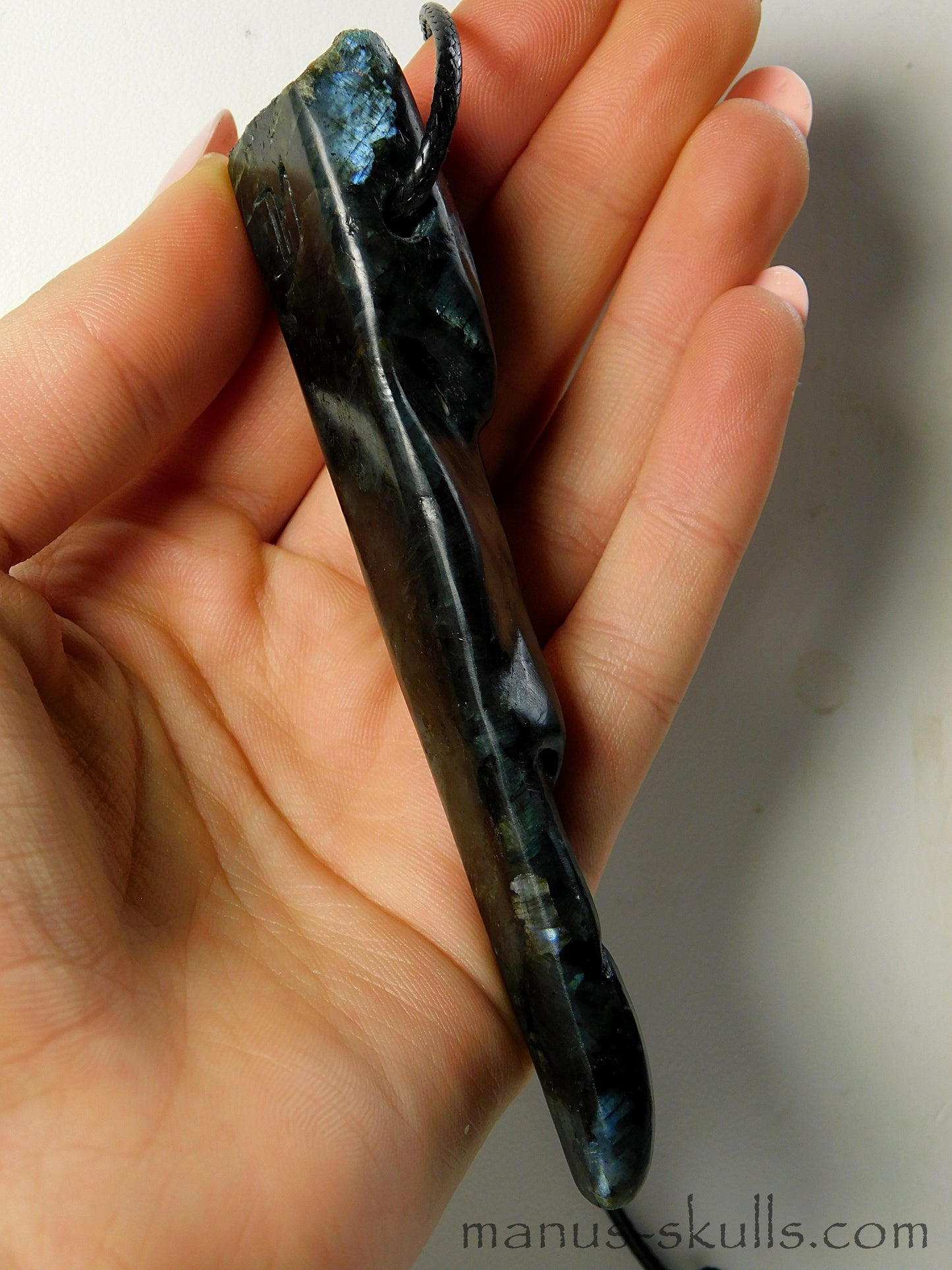 Larvikite Tribal Pendant