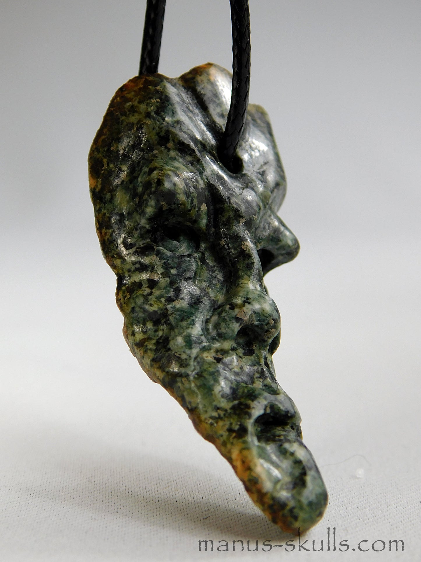 Preseli Bluestone Tribal Pendant with Dagaz Rune Slide bead.