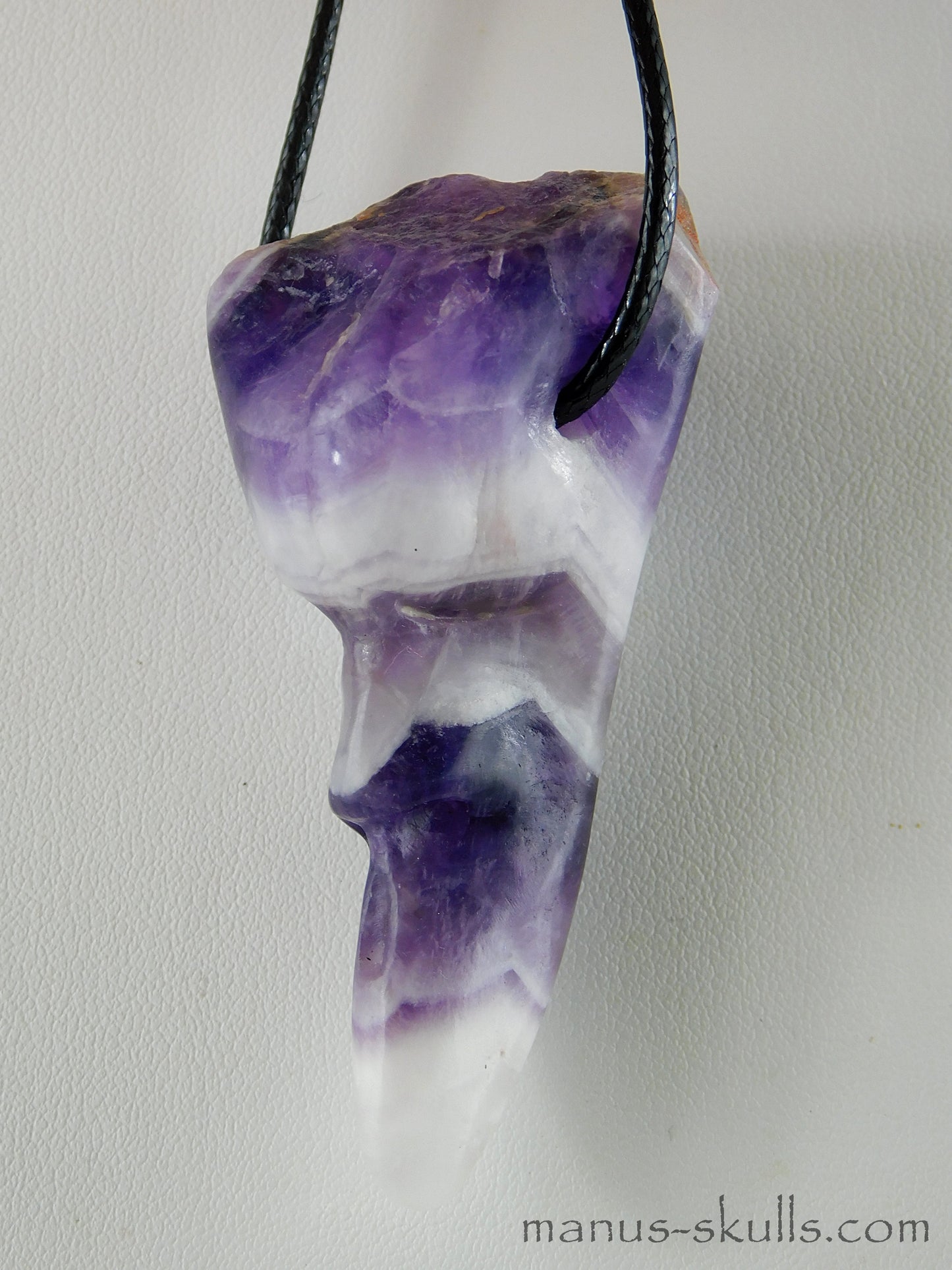 Chevron Amethyst Pendant