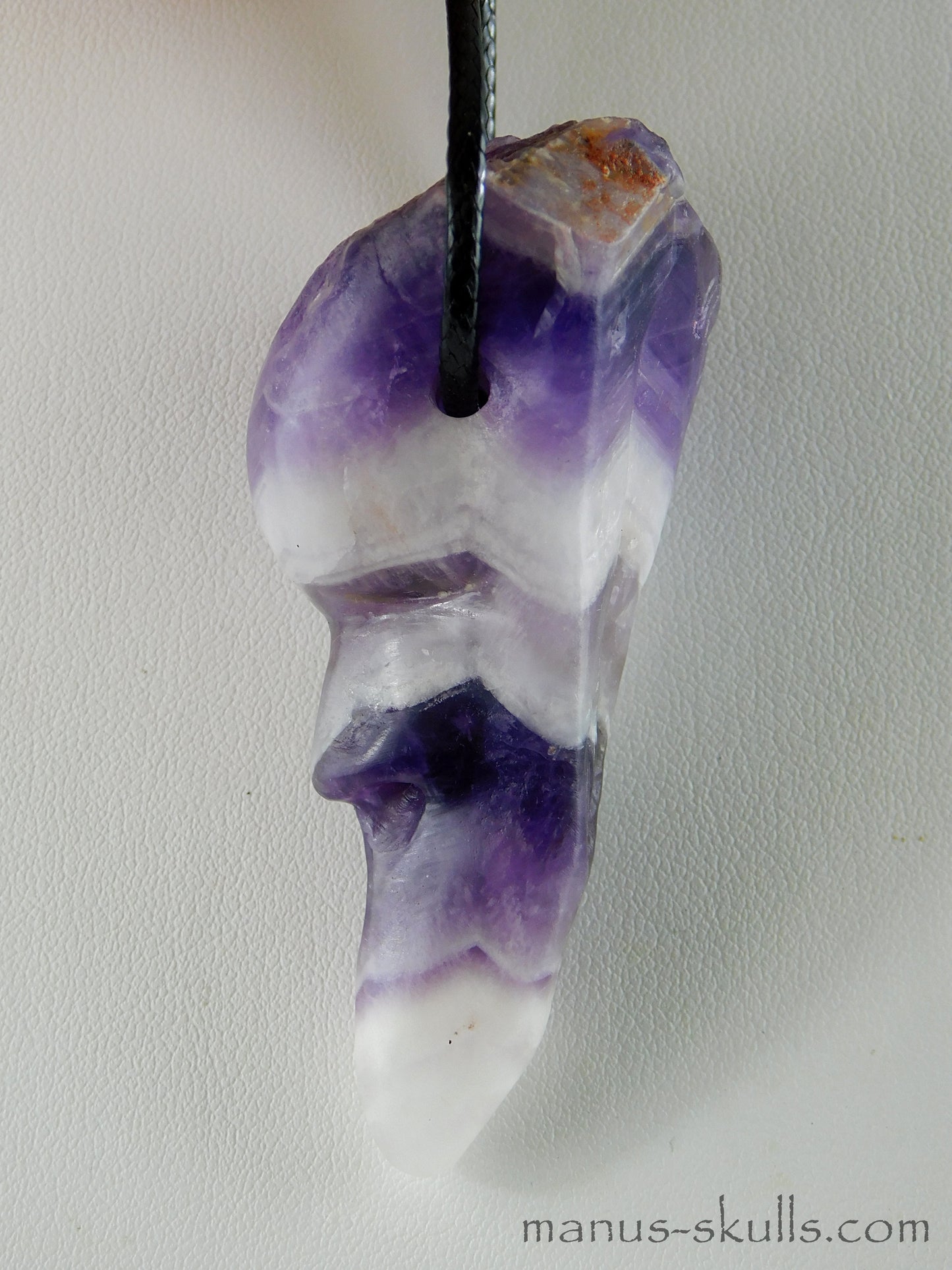 Chevron Amethyst Pendant