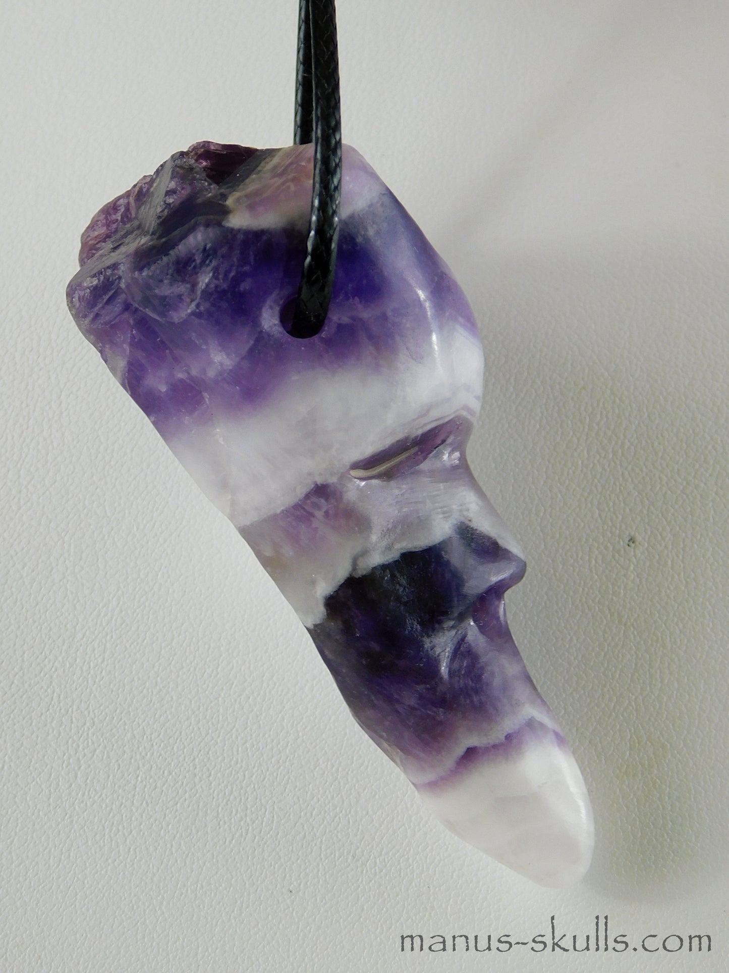 Chevron Amethyst Pendant