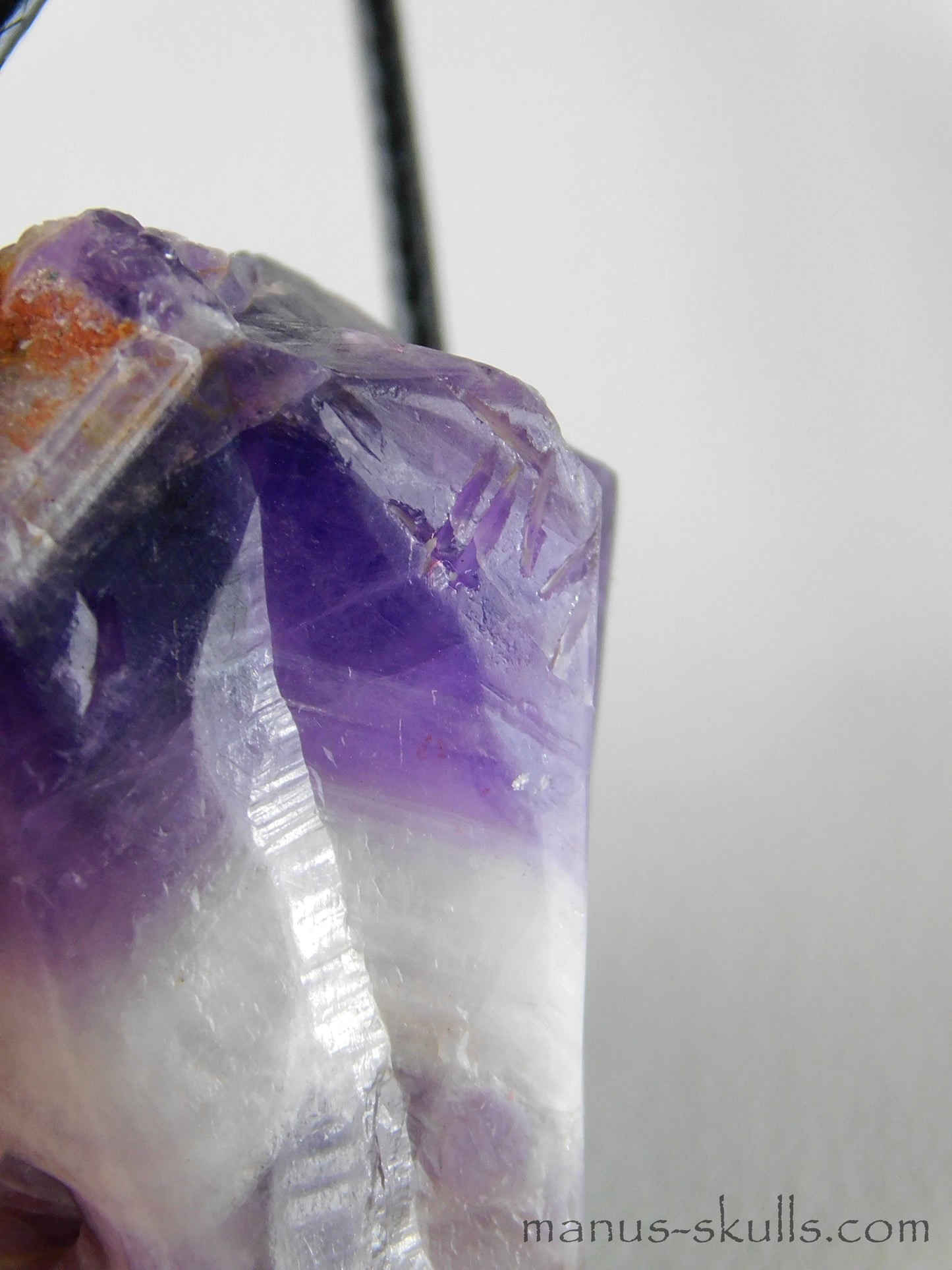 Chevron Amethyst Pendant