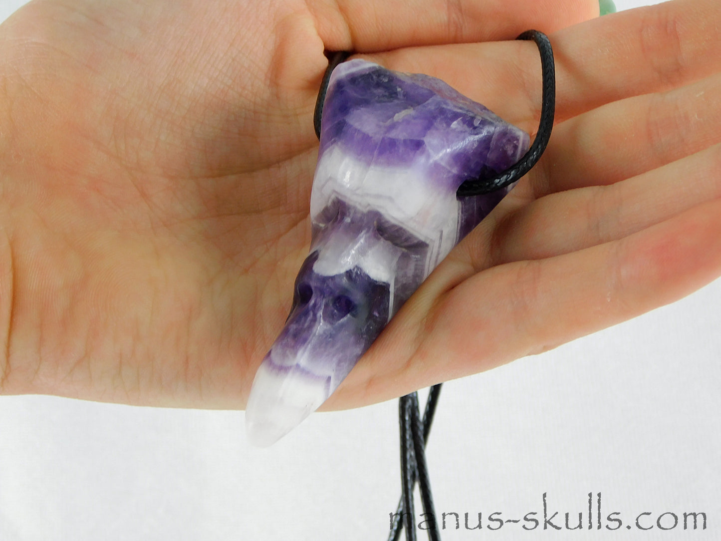Chevron Amethyst Pendant