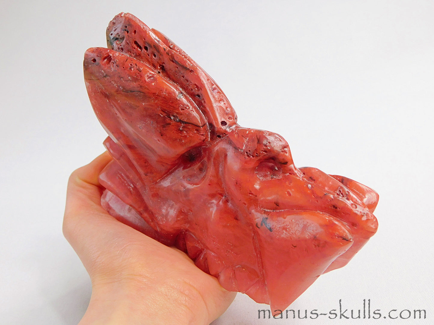 Strawberry Quartz Dragon