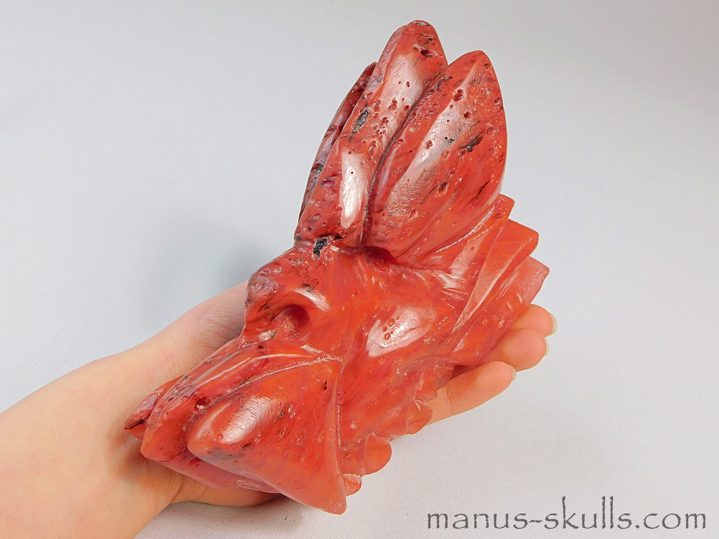 Strawberry Quartz Dragon