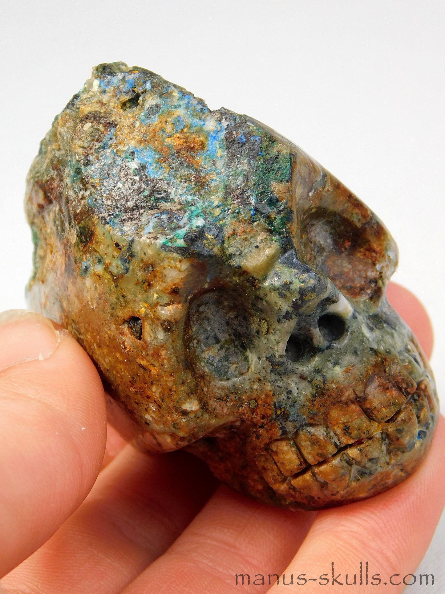Linarite Skull