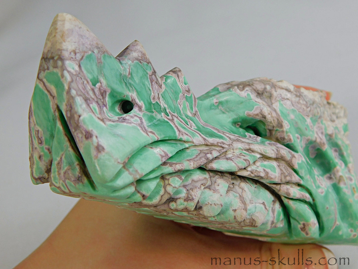 Variscite in Matrix Dragon