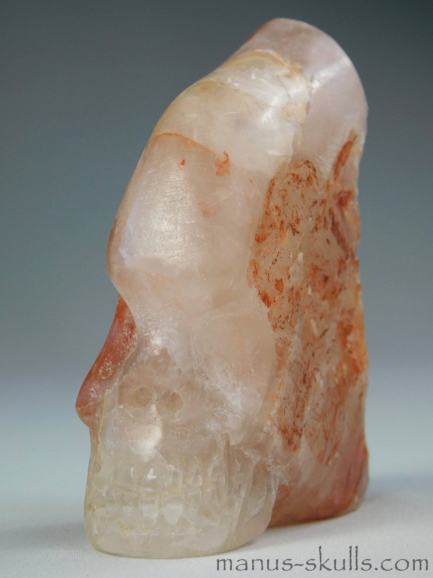 Hematoid Quartz Agnetite Skull