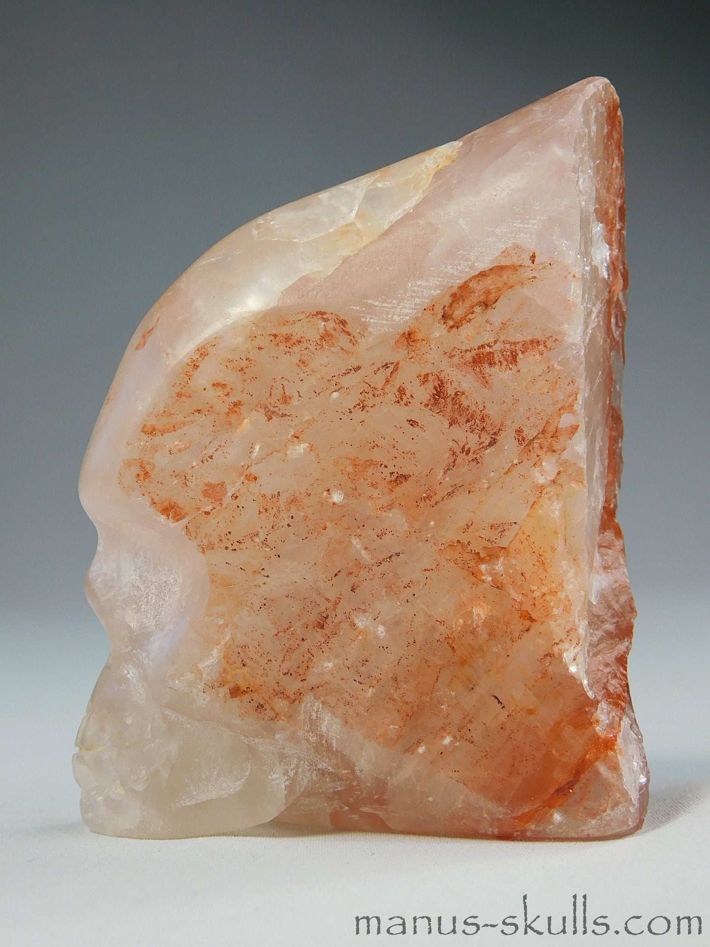 Hematoid Quartz Agnetite Skull