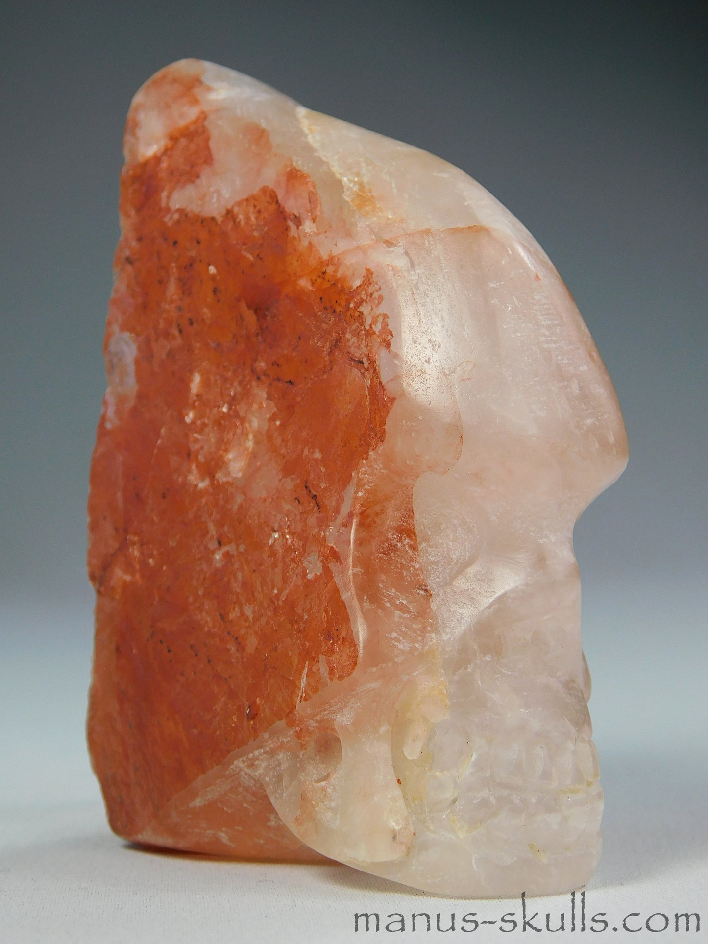 Hematoid Quartz Agnetite Skull