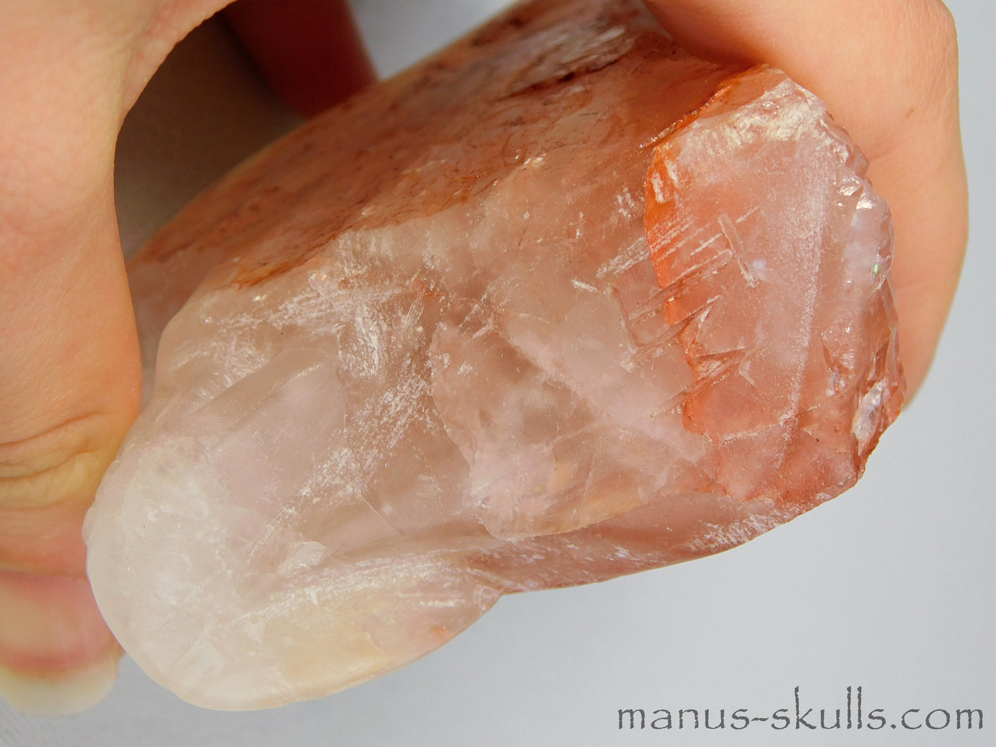 Hematoid Quartz Agnetite Skull