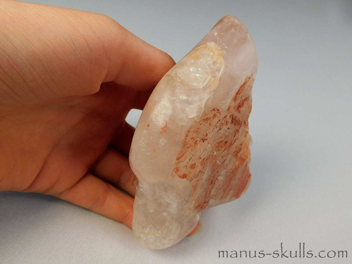 Hematoid Quartz Agnetite Skull