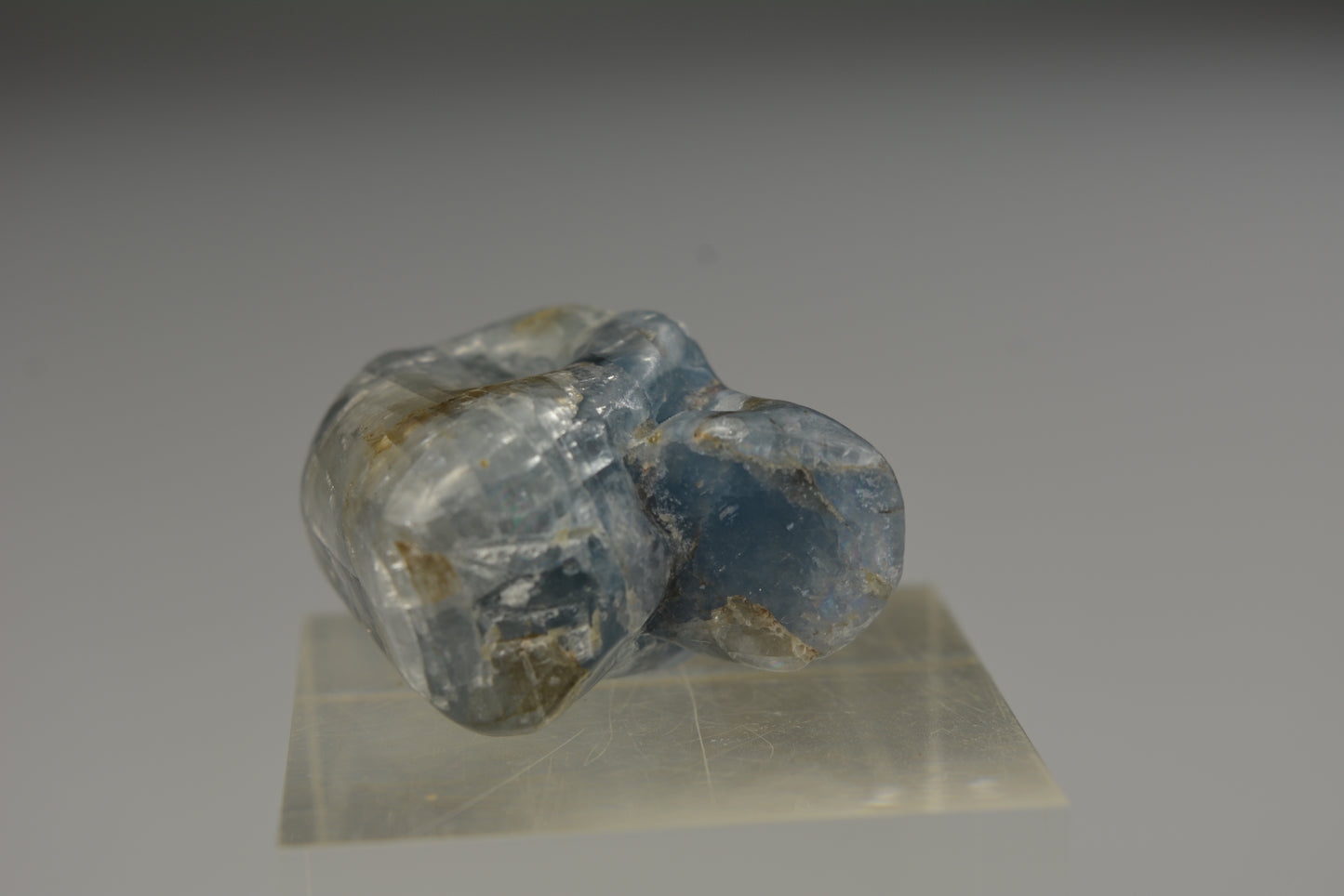 Blue Sapphire Korund Skull
