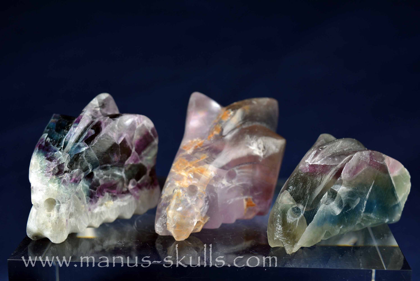 3x Fluorite Dragons