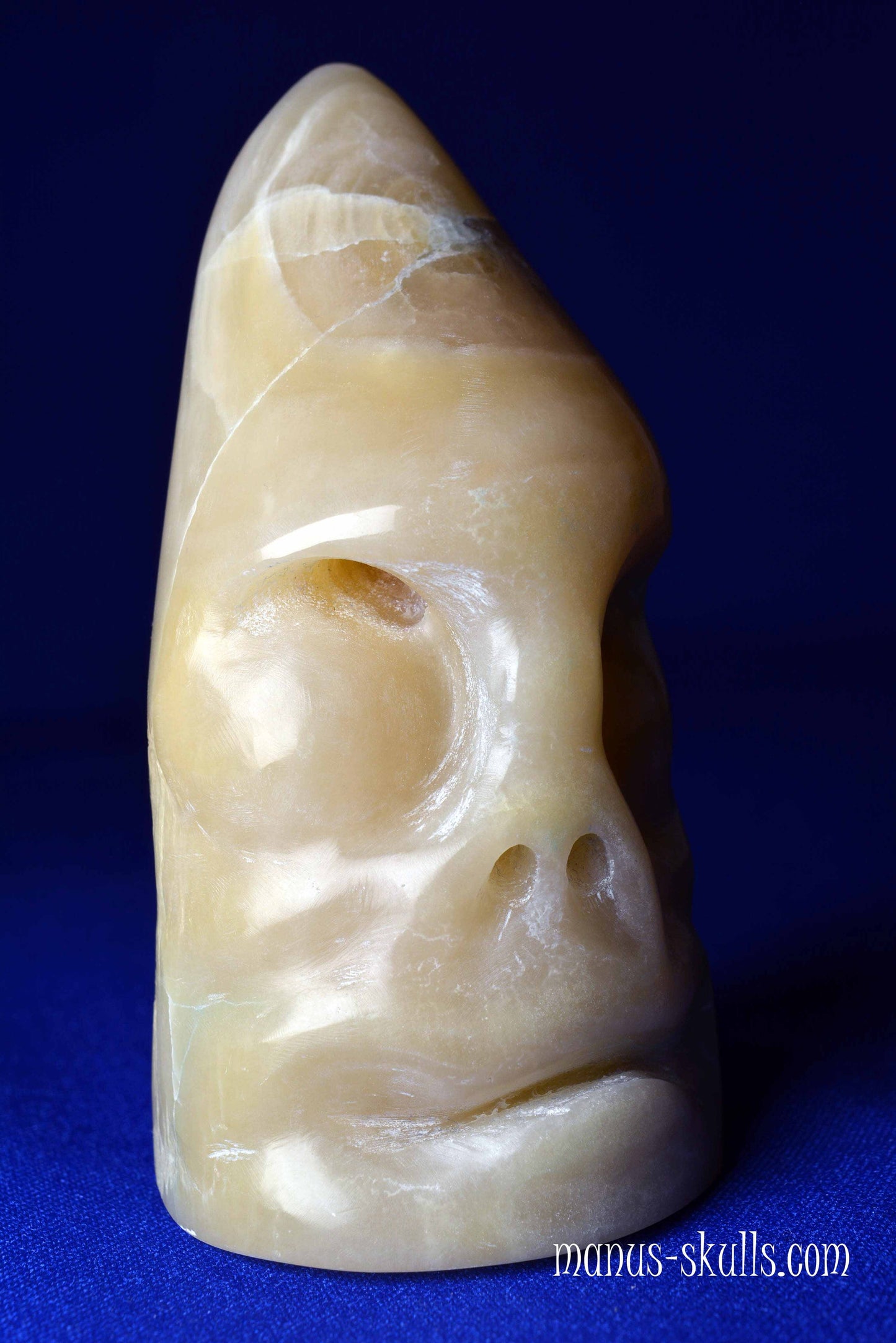 Hemimorphite Skull