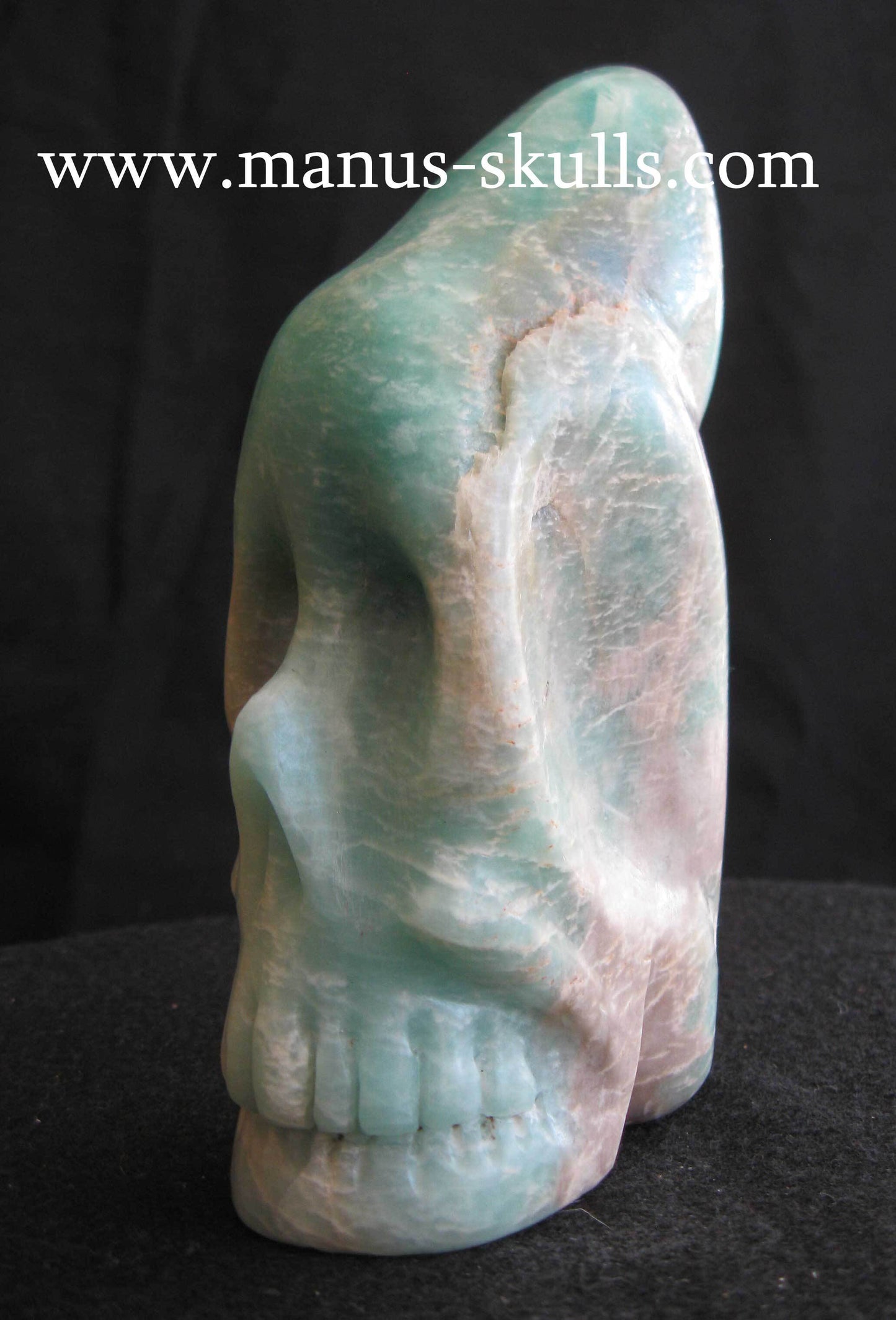 Amazonite Skull