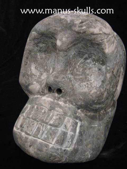 Black Alabaster Ivolian Skull