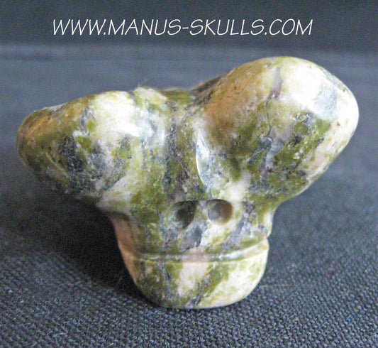 Unakite Alien Skull