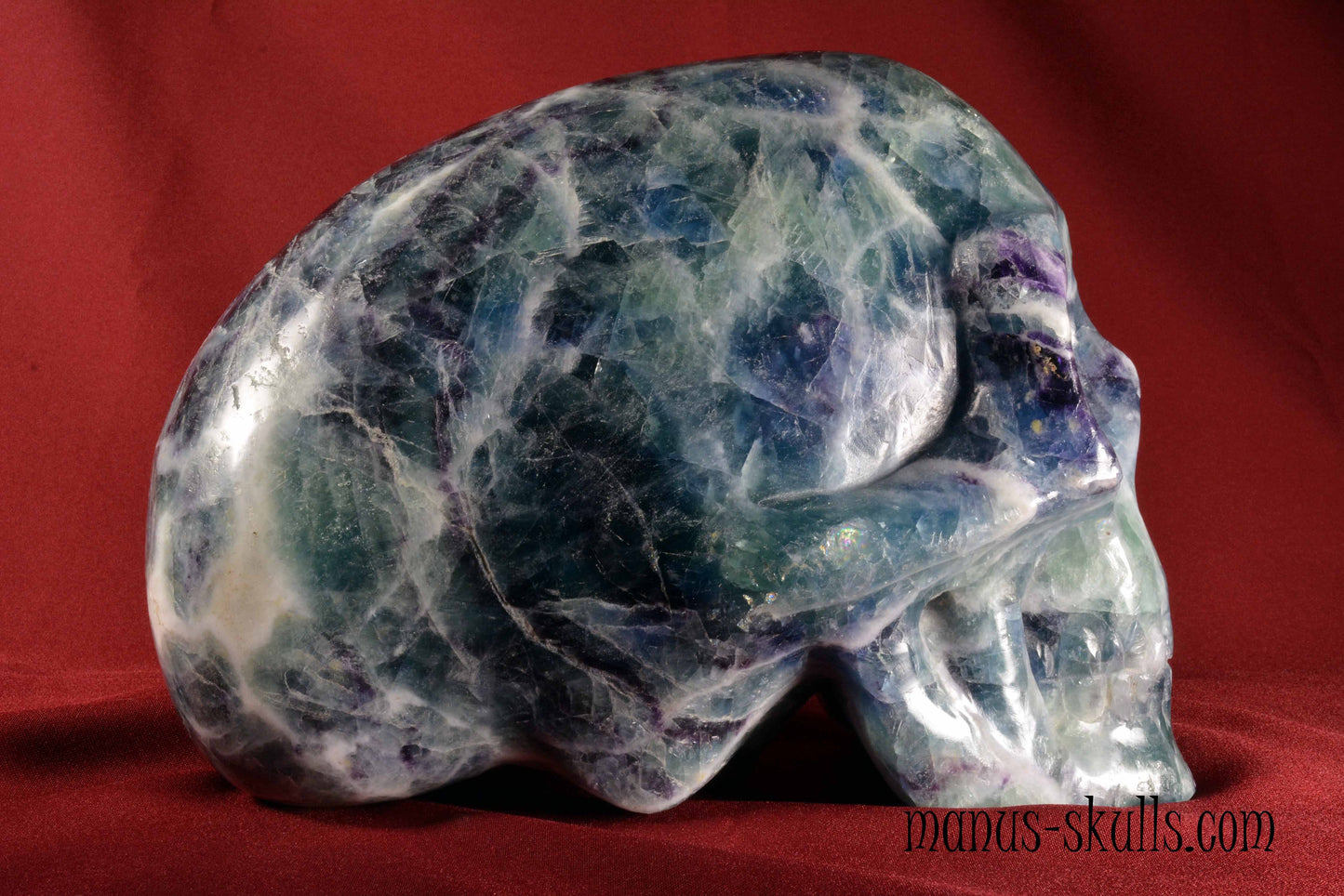 Fluorite Skull