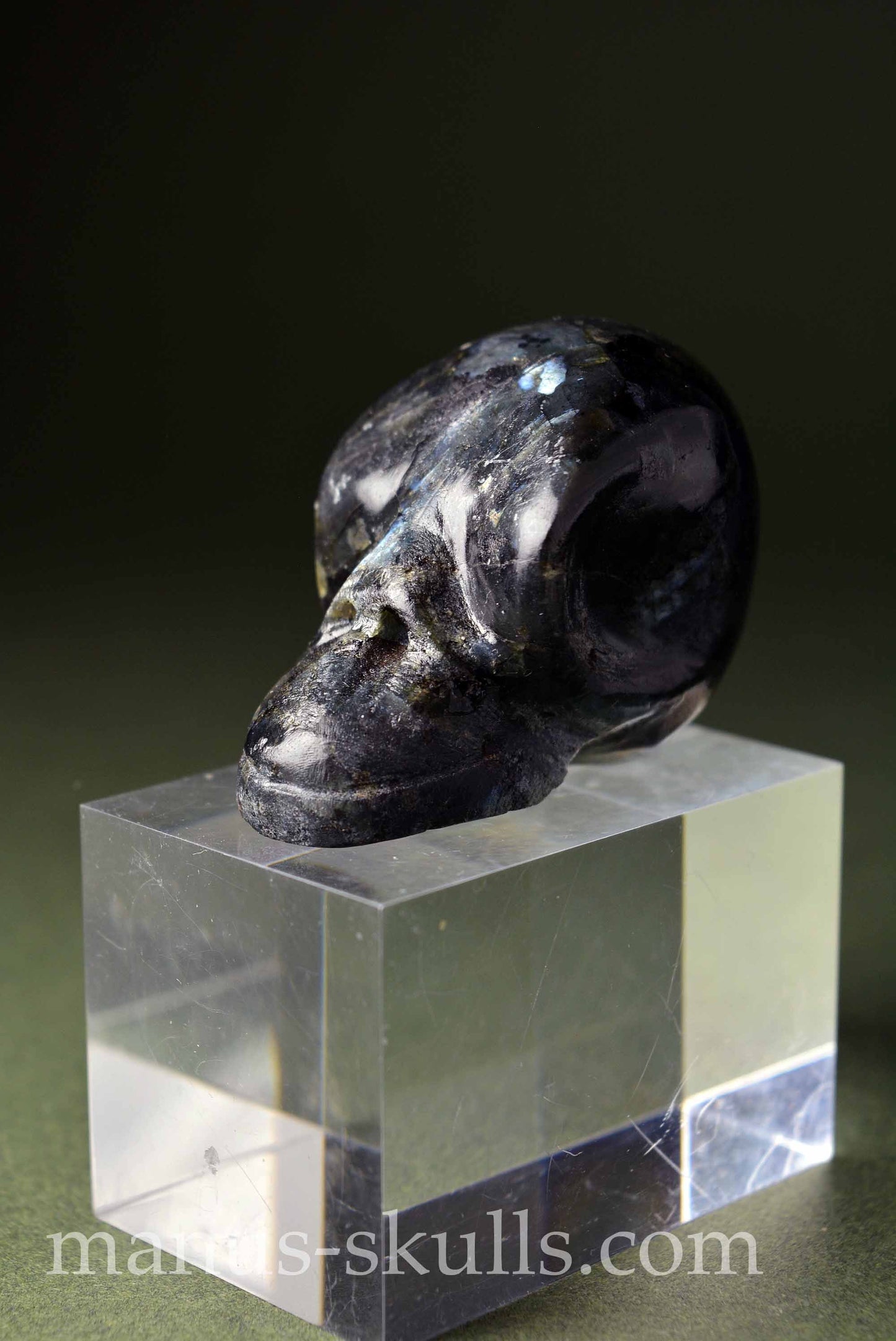 Larvikite Skull