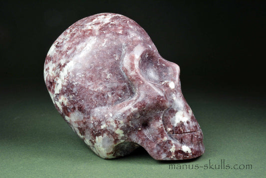 Lepidolite Skull