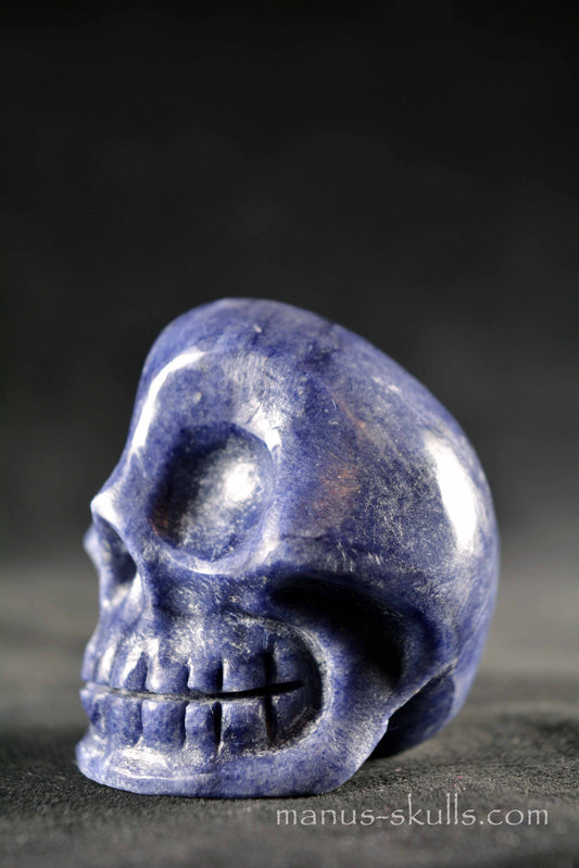 Dumortierite Skull